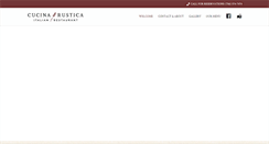 Desktop Screenshot of cucinarustica-ga.com