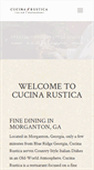 Mobile Screenshot of cucinarustica-ga.com